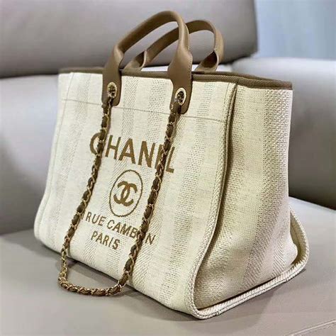 chanel stofftasche|chanel tasche shopper.